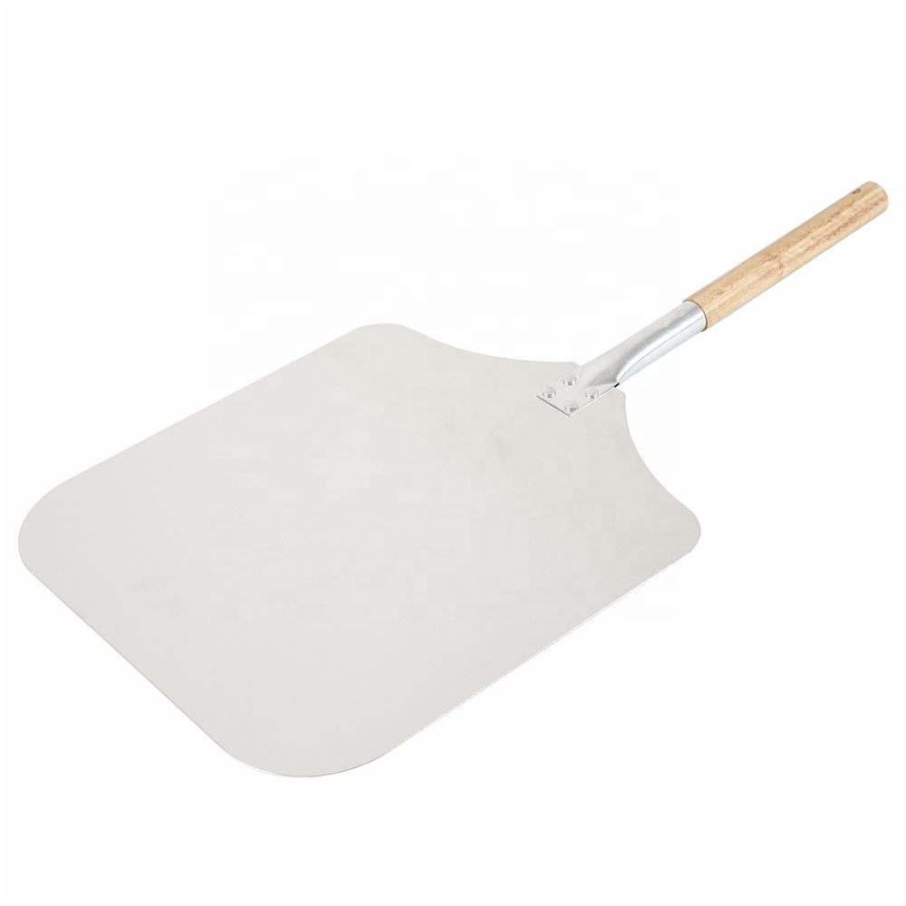 Лопата для пиццы Oberbi 31×35 см, деревянная ручка, длина 132 см