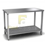 Стол производственный с перфорированной полкой