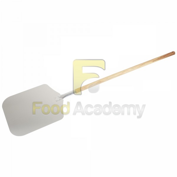 Лопата для пиццы загрузочная 30,5 х 35,5 см, ручка дерево, общая длина 132 см, JCAPP-1252W